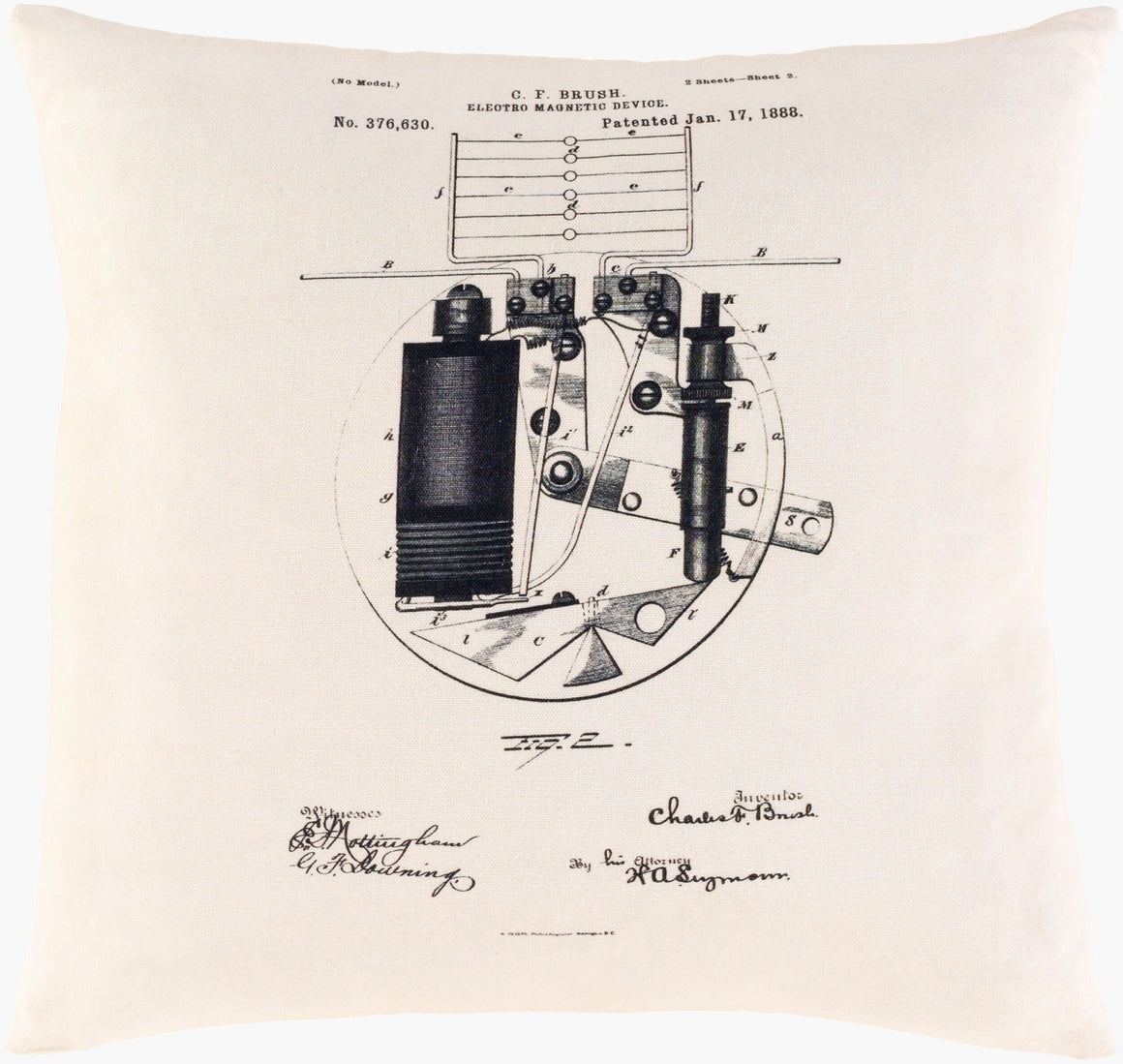 Surya Inventors INV-002 Accent Pillow