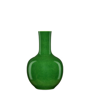 Imperial Green Long Neck Vase