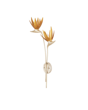 Paradiso Gold & Silver Wall Sconce - Left