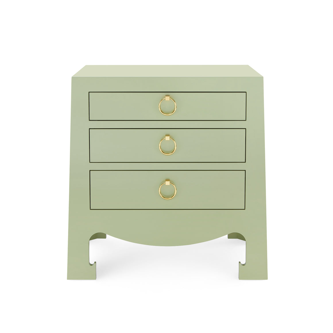 Jacqui 3-Drawer Side Table - Heritage Spring Green | Jacqui Collection | Villa & House