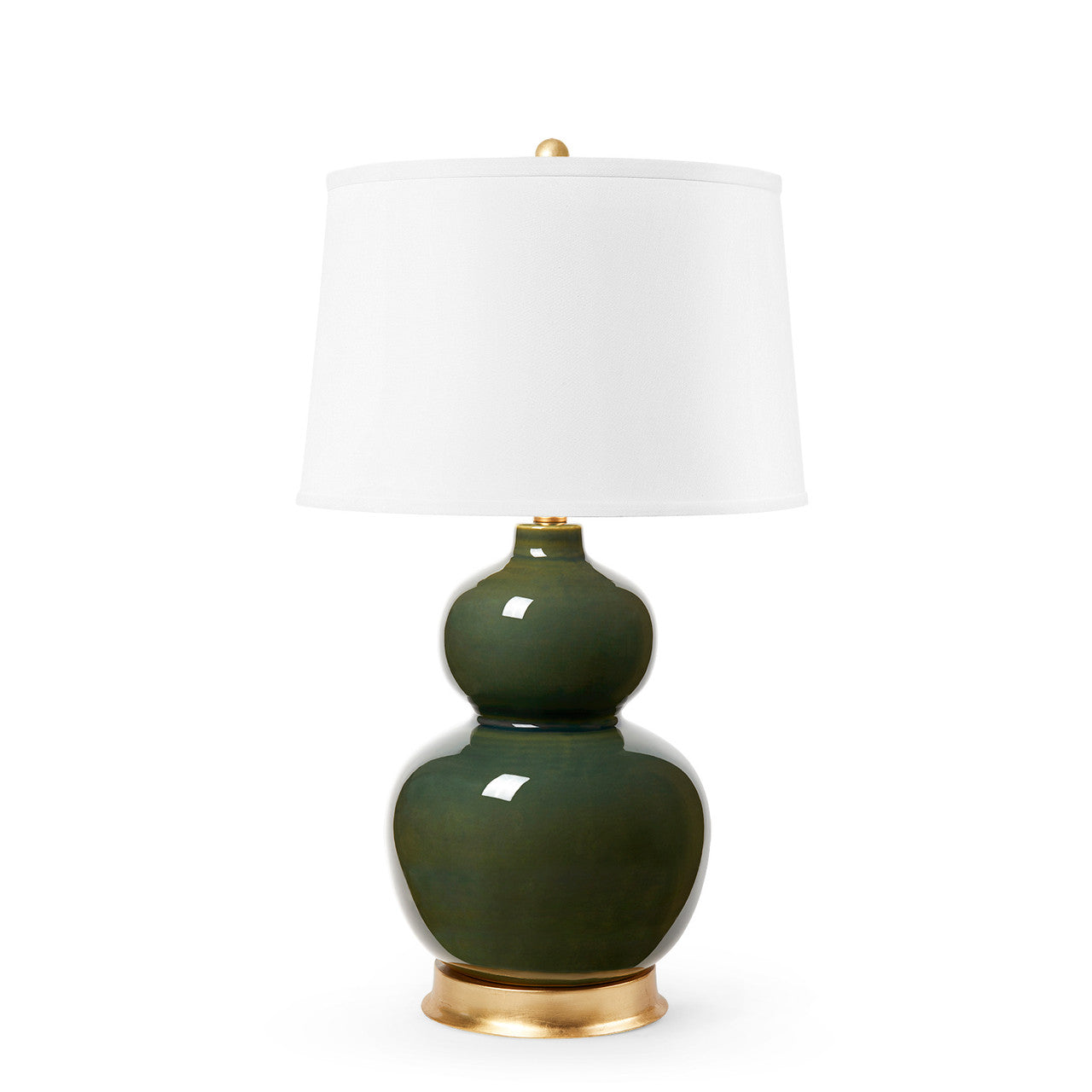 Jade Lamp Without Shade, Olive Green | Jade Collection | Villa & House