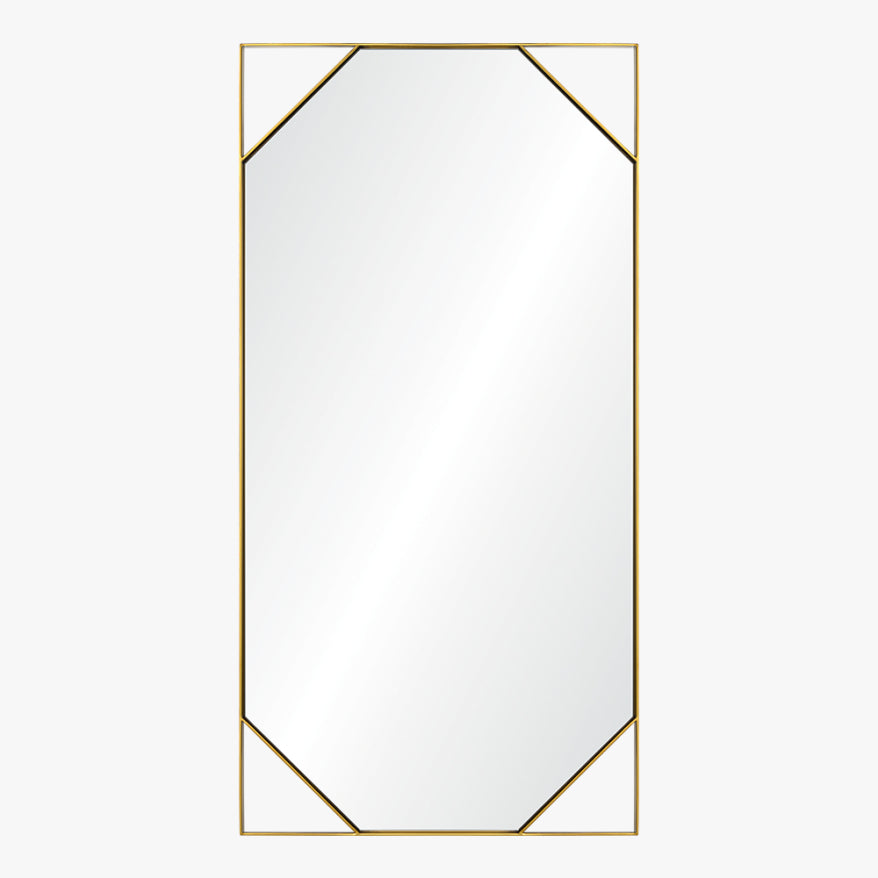 Burnished Brass Mirror