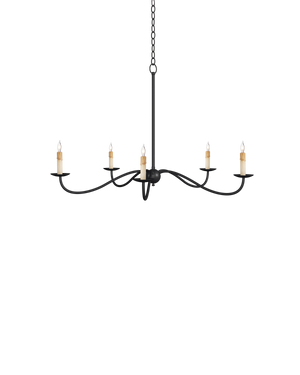 Saxon Small Black Chandelier