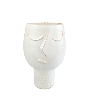 Marthe White Vase