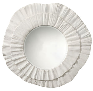 Millstone Round Petal Mirror
