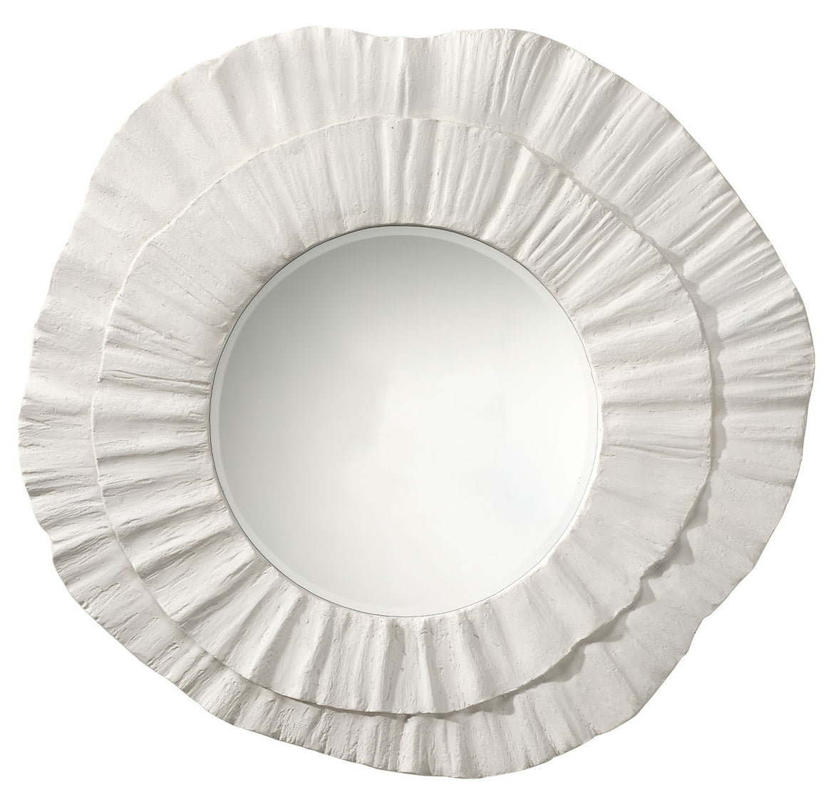 Millstone Round Petal Mirror