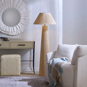 Tension Floor Lamp-Cream Jute