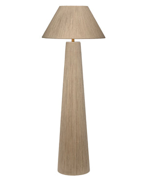 Tension Floor Lamp-Cream Jute