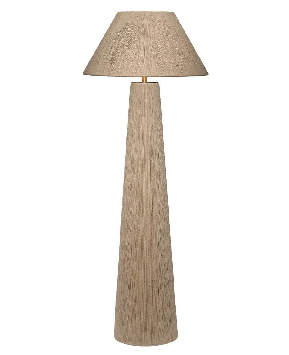 Tension Floor Lamp-Cream Jute