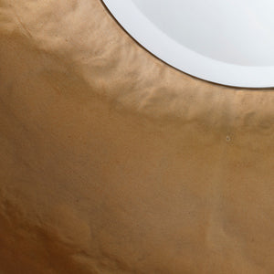 Theia Mirror-Hammered Gold Finish