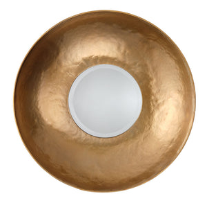 Theia Mirror-Hammered Gold Finish