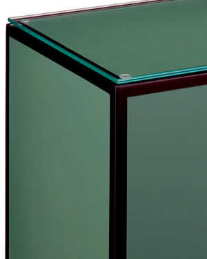 Green Lacquer Side Table
