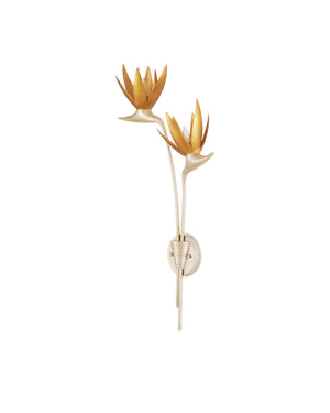 Paradiso Gold & Silver Wall Sconce - Left
