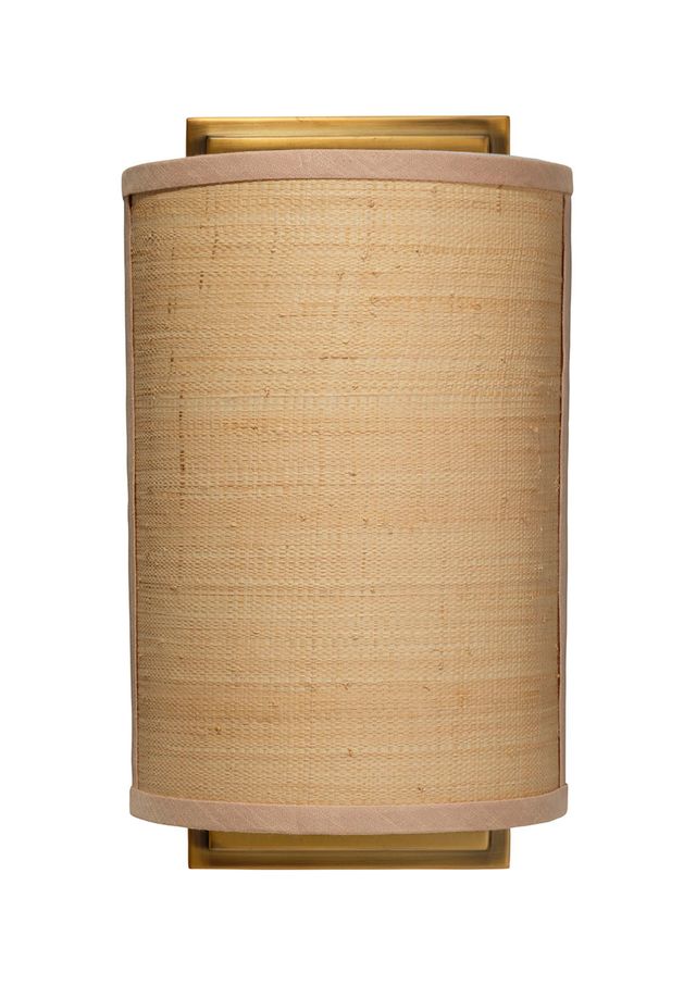 Riley Wall Sconce in Raffia