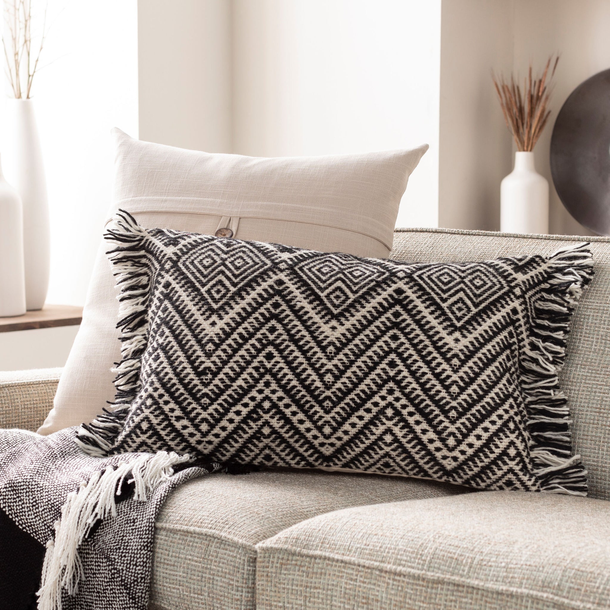 Surya Katniss KTS-001 Lumbar Pillow