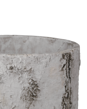 Faux Birch Medium Planter