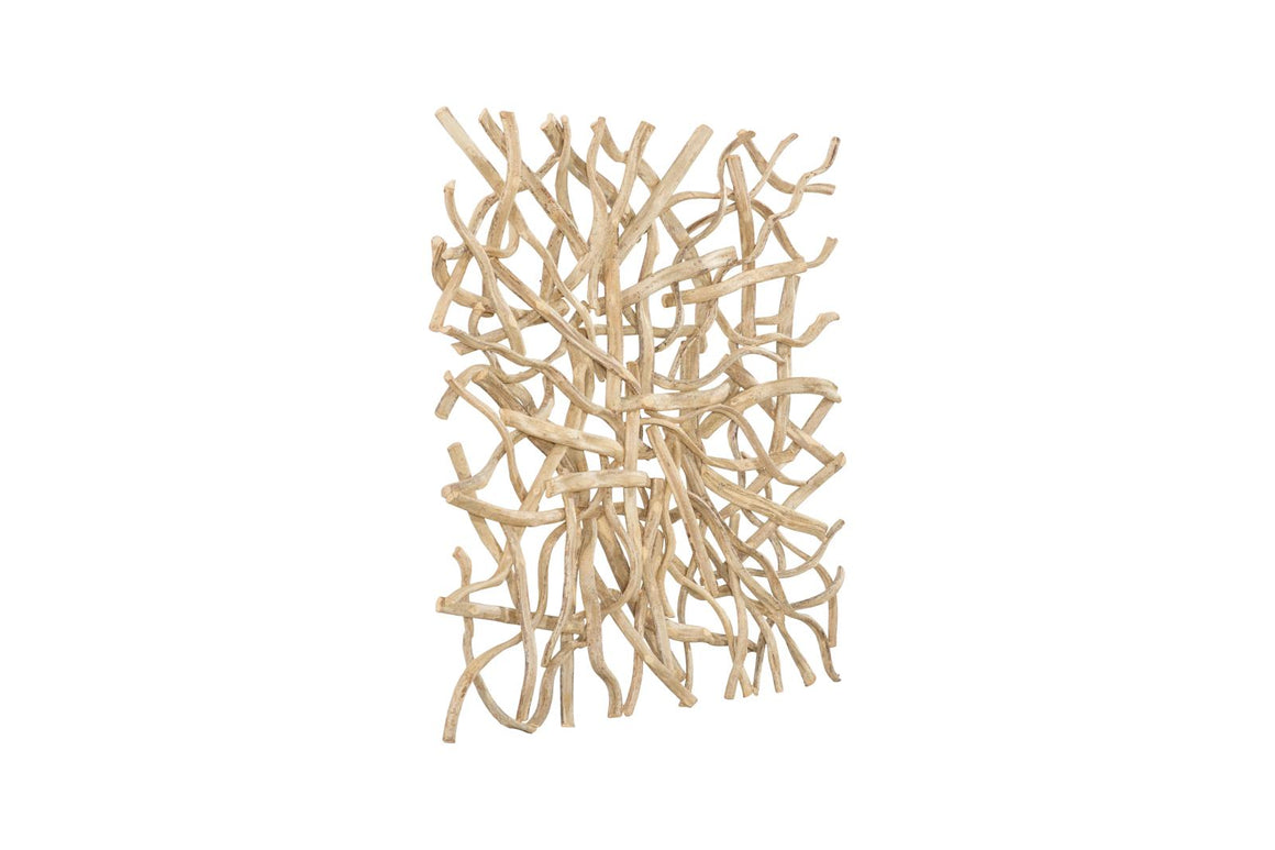 Vine Wall Tile, XL, Bleached