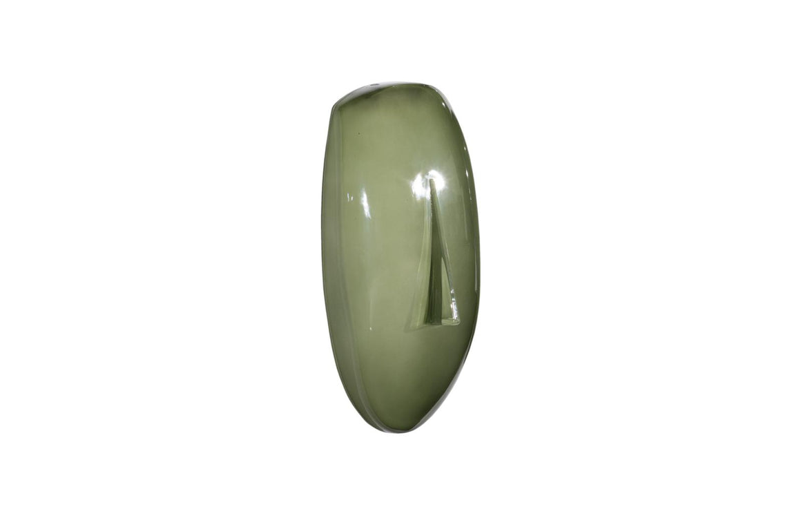 Classic Concave Cycladic Wall Art, Green