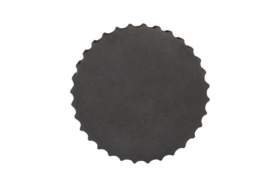 Vetra Side Table, Charcoal Stone