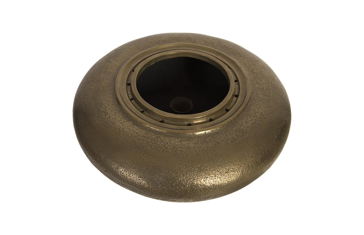 Heian Fountain, MD, Bronze Top, Brase Base