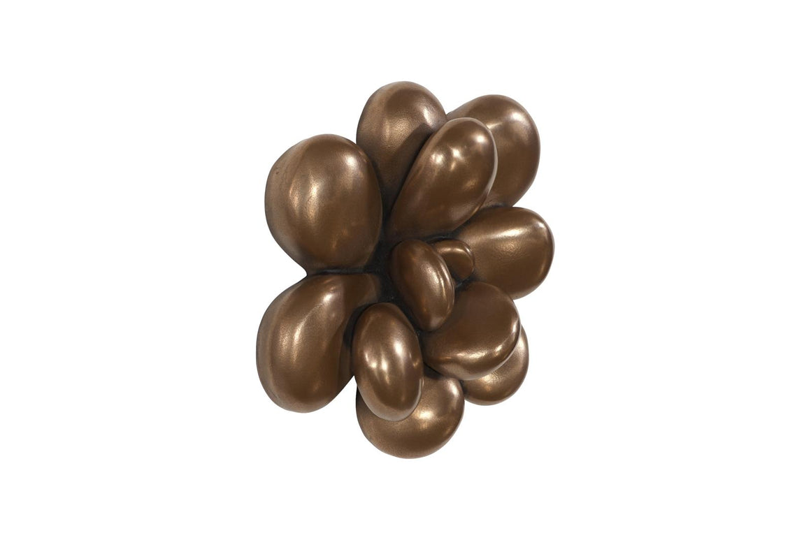Oviferum Succulent Wall Art, Imperial Bronze