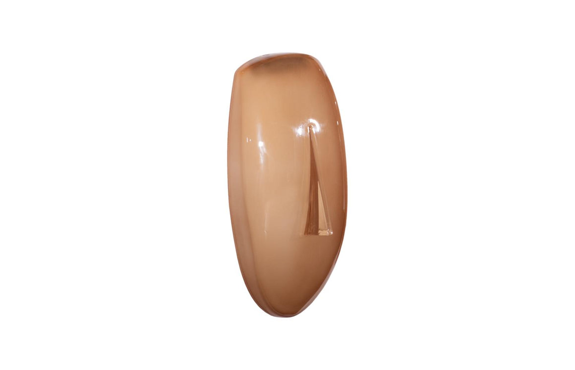Classic Concave Cycladic Wall Art, Brown