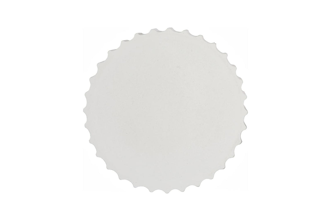Vetra Side Table, White Stone