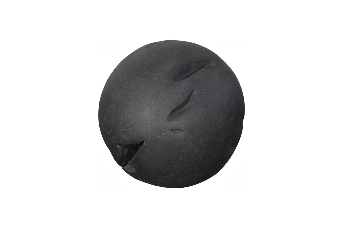Cast Root Floor Ball, MD, Charcoal Stone