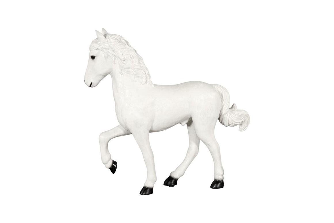 Pony Sculpture, Walking, Gel Coat
