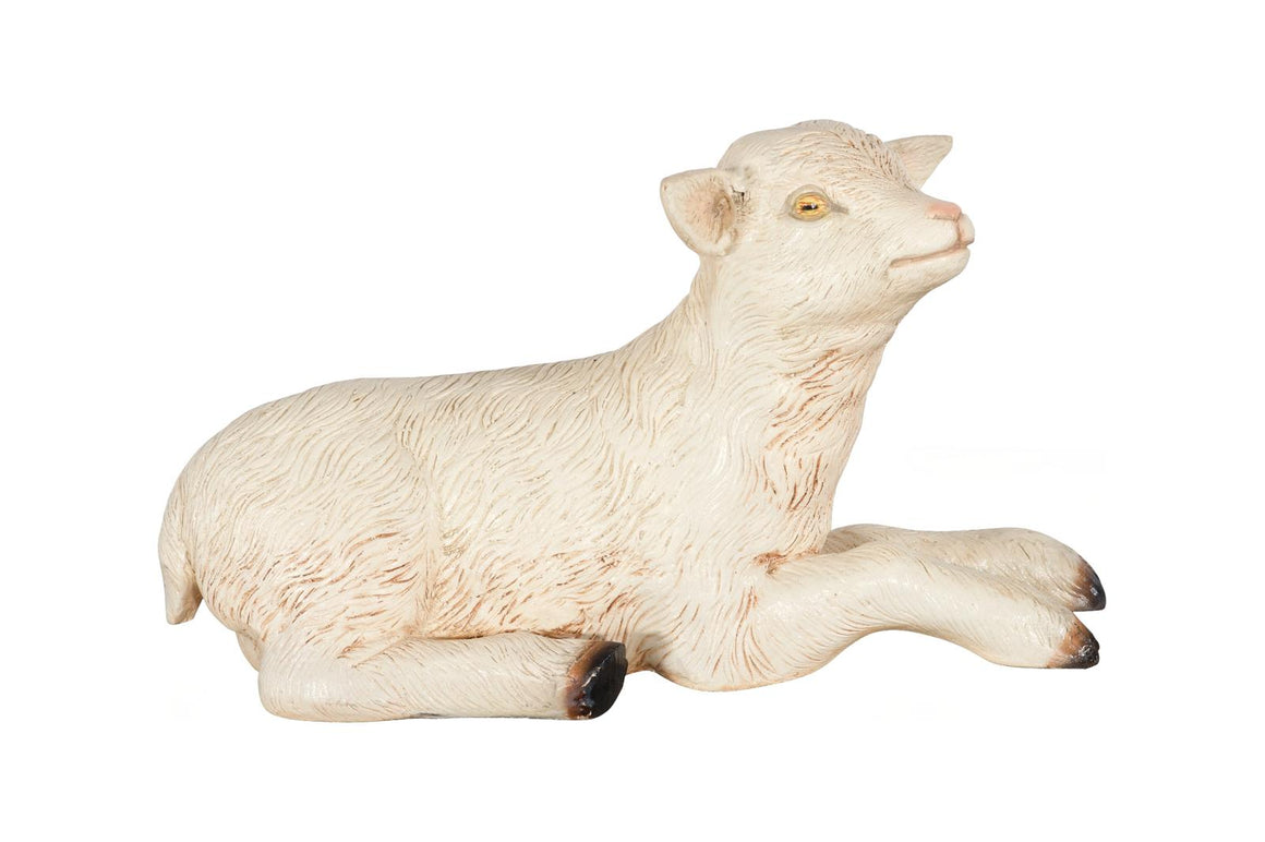 Goat Sculpture, Laying, Gel Coat