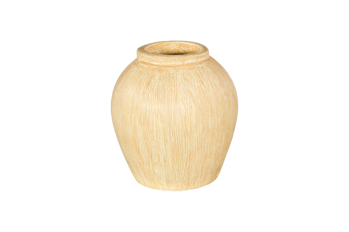 Canary Wash Vase, Yellow, Globe