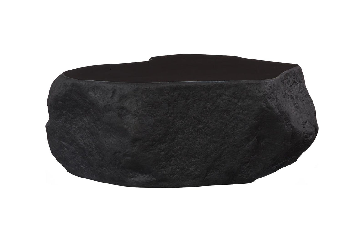 Quarry Coffee Table, Small, Black Glamstone