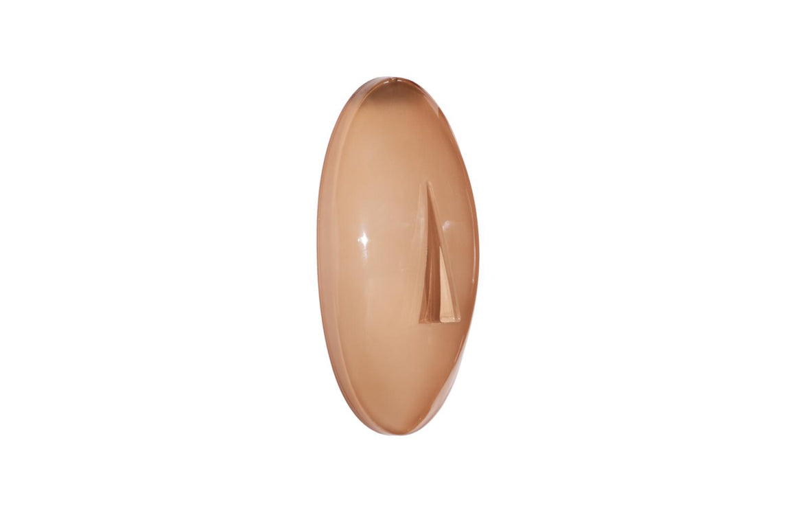 Oval Cycladic Wall Art, Brown