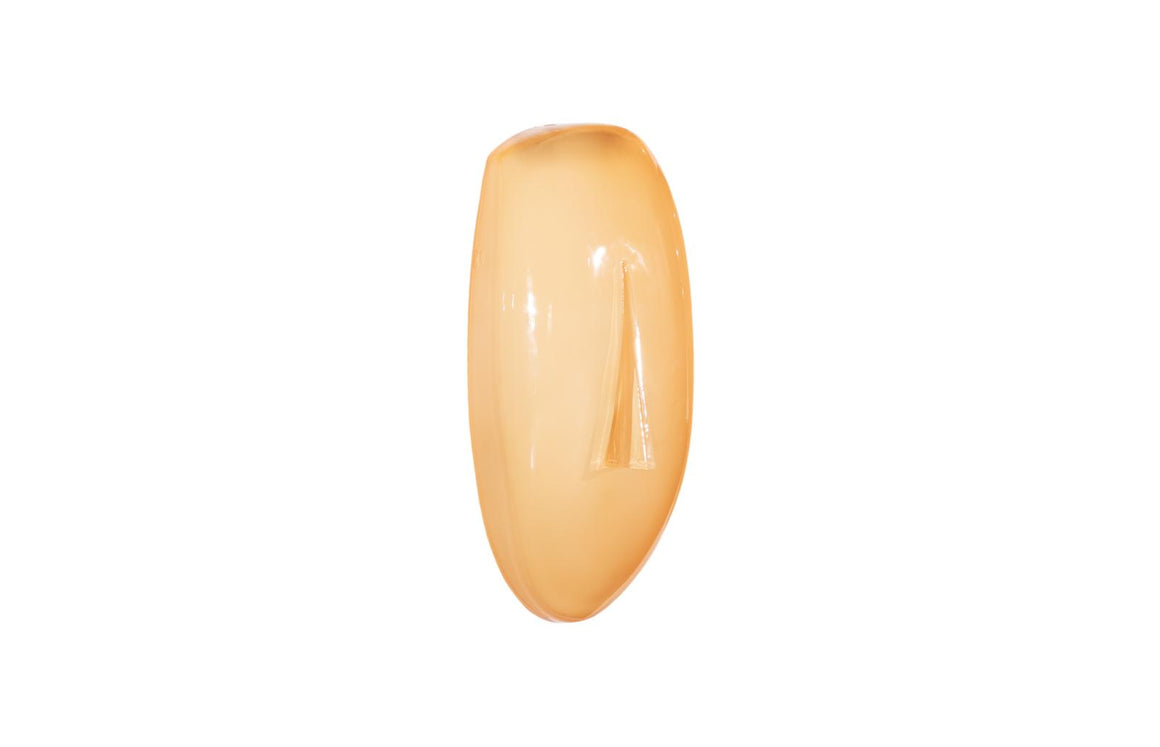 Classic Concave Cycladic Wall Art, Yellow