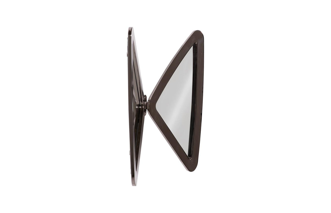 Butterfly Mirror, Plated Black Nickel
