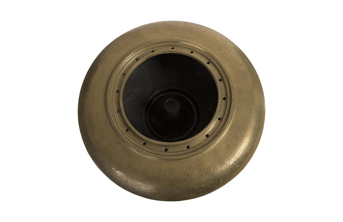 Heian Fountain, LG, Bronze Top, Brase Base