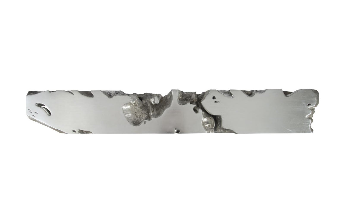 Freeform Console Table, Silver Leaf, Extra Large