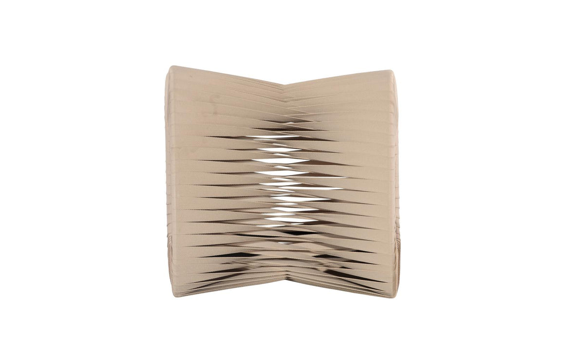 Seat Belt Ottoman,  Beige/Beige