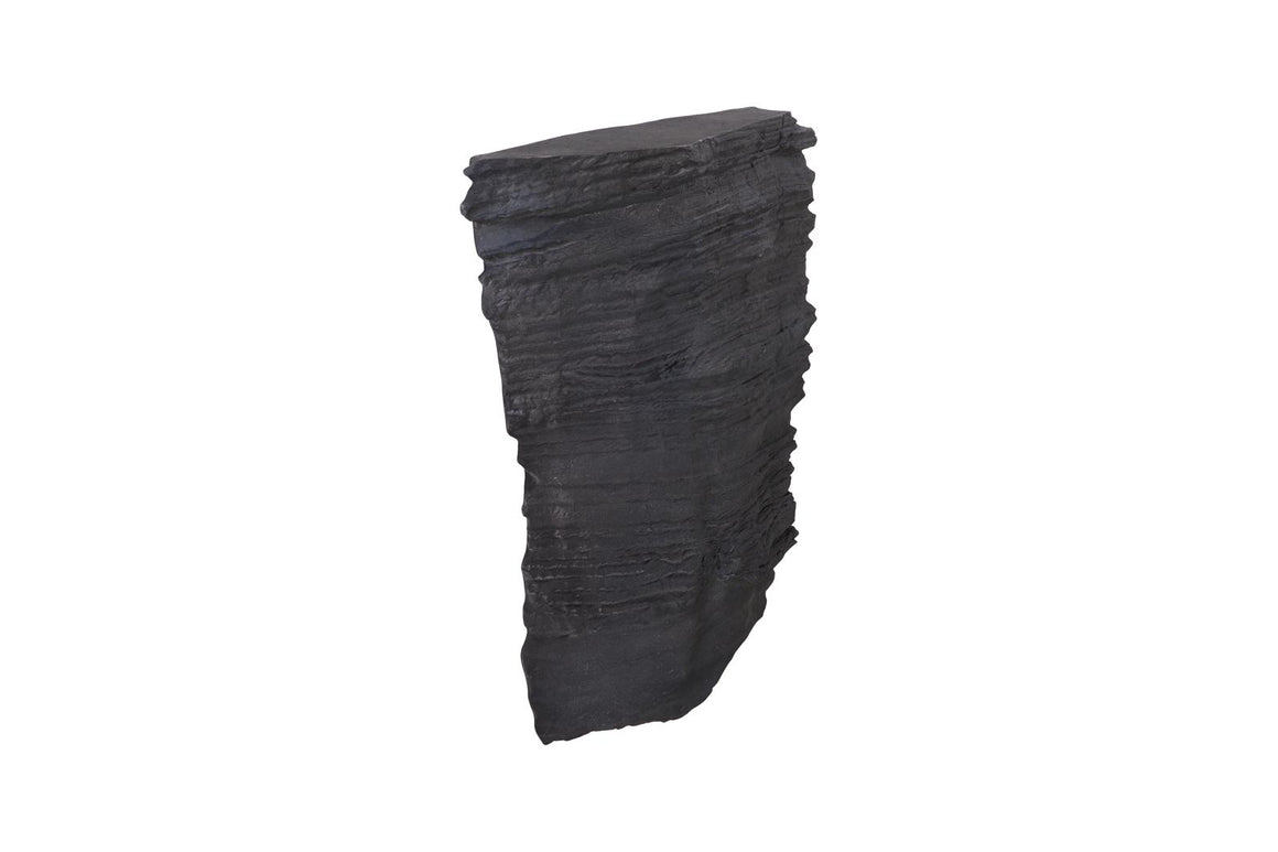Stratified Rock Wall Décor, Charcoal Stone