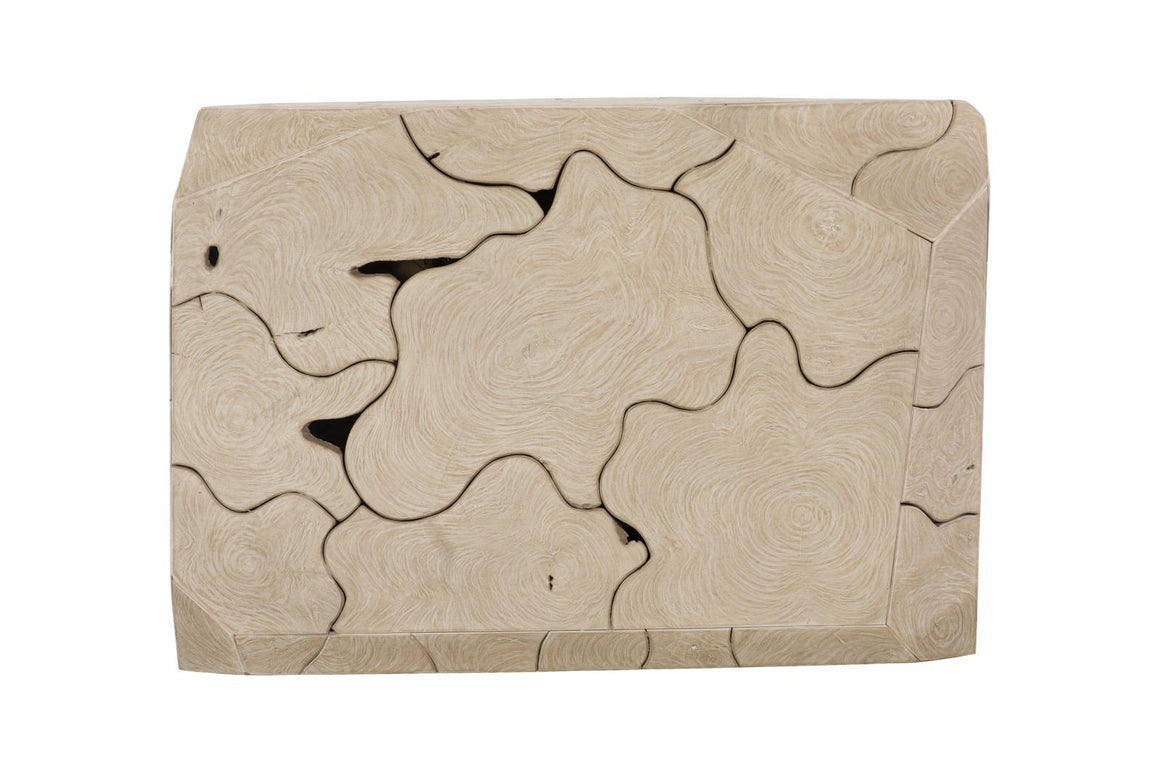Prism Coffee Table, Oat Finish