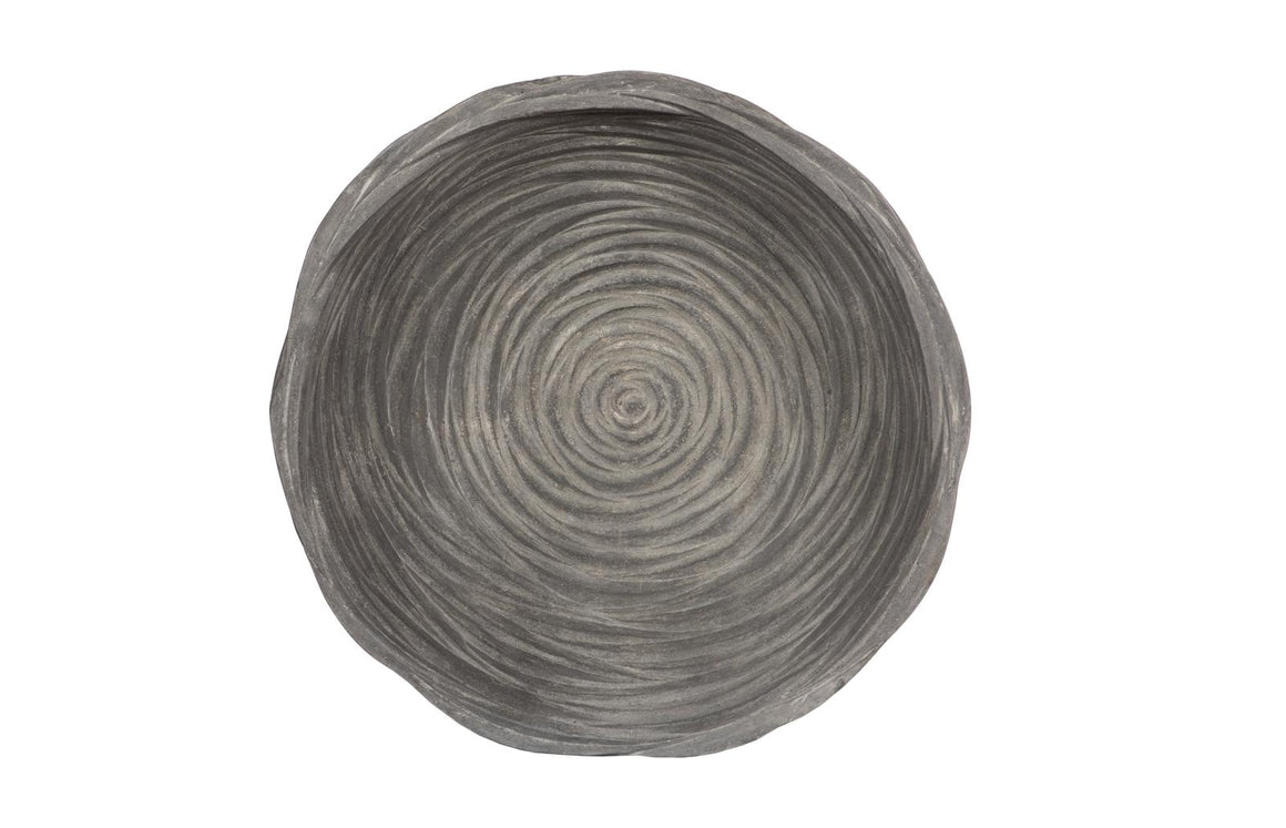Waves Bowl, Large, Gray