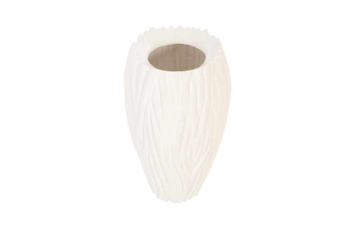 Alon Planter, Gel Coat White