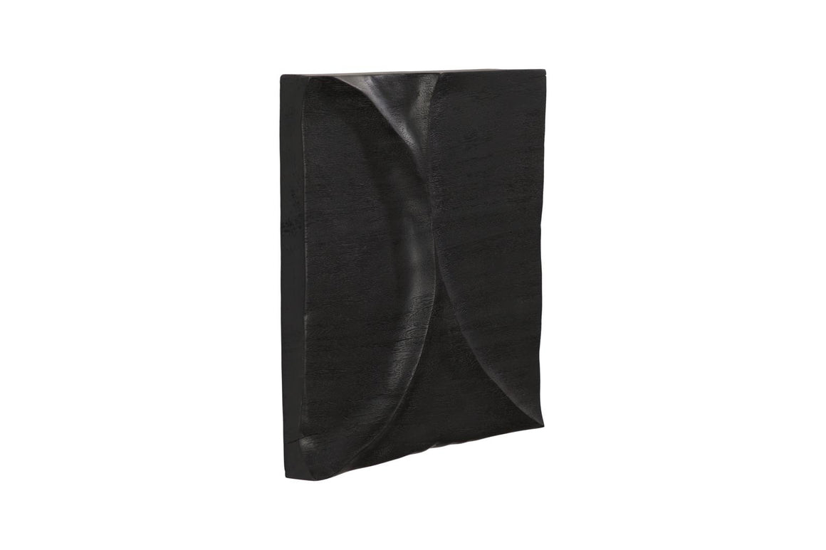 Curve Wall Tile, Wave, Black