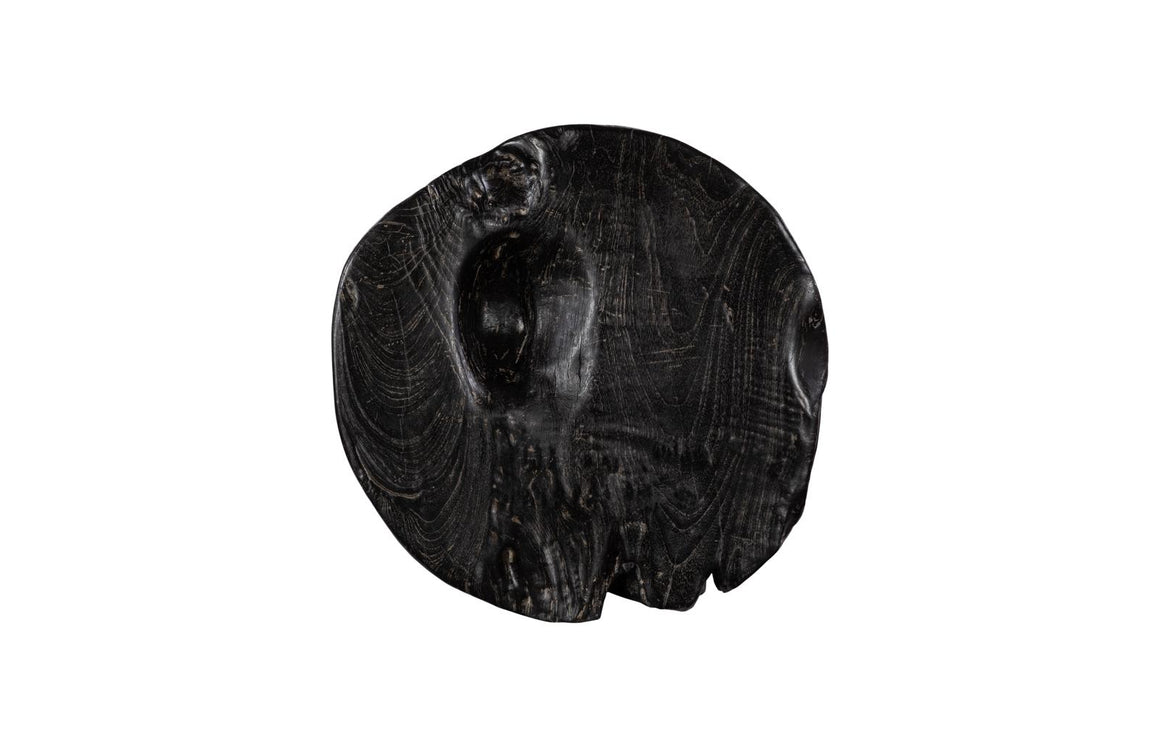 Black Wash Stool, Round