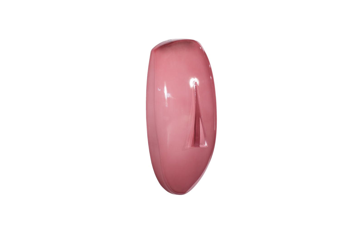 Classic Concave Cycladic Wall Art, Pink