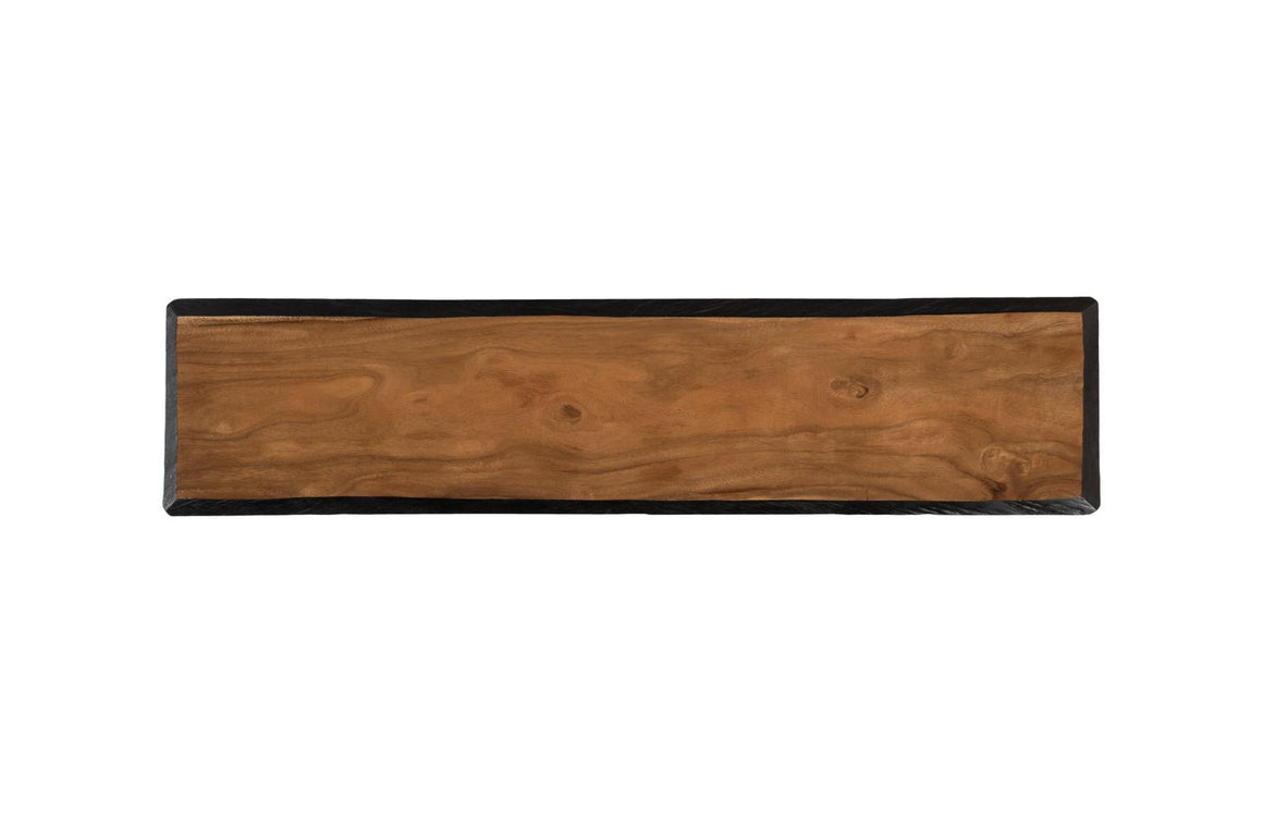 Layered Console Table, Burnt, Natural