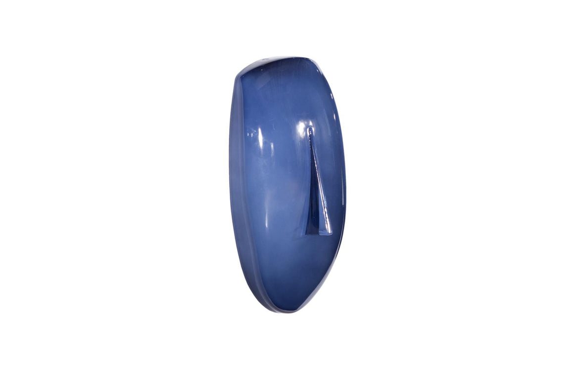Classic Concave Cycladic Wall Art, Blue