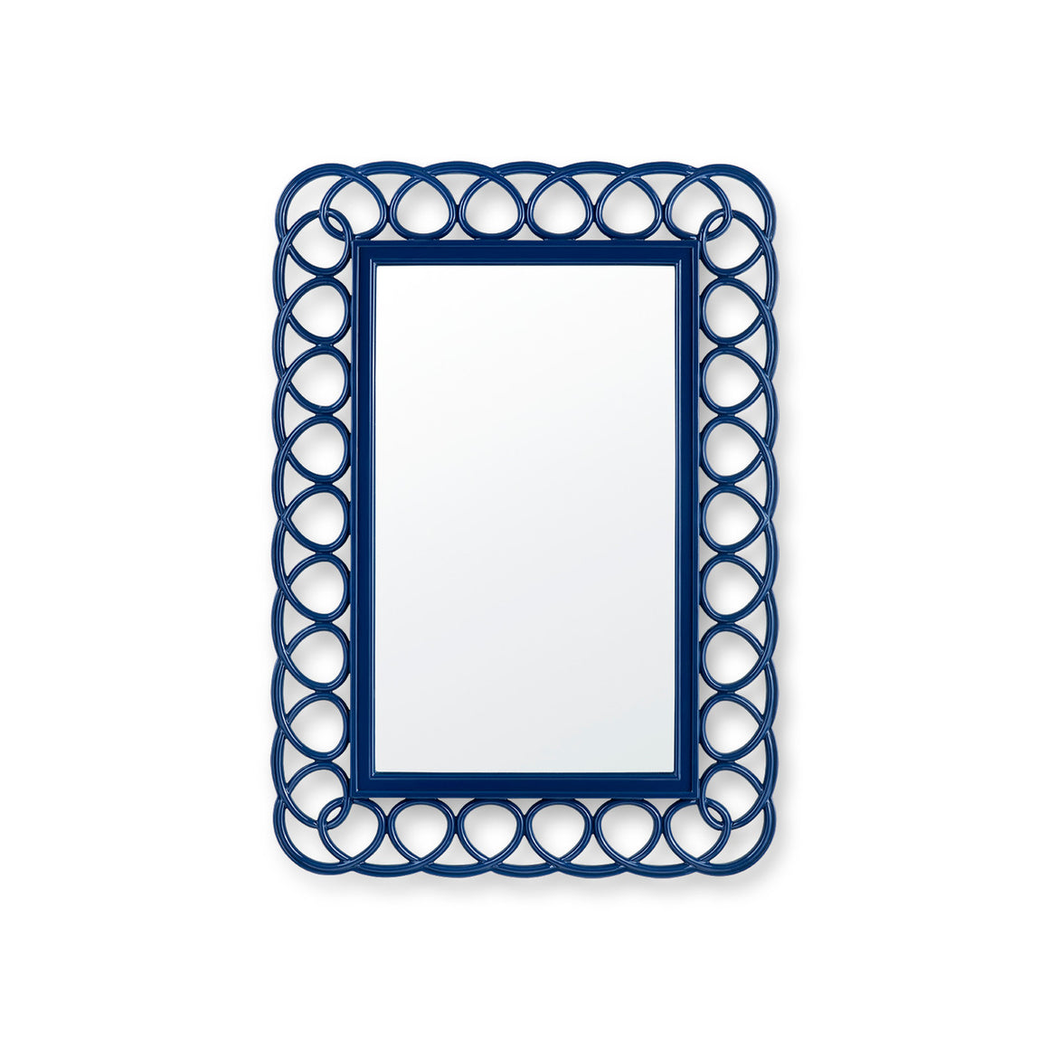 Loop Mirror, Marine Blue | Loop Collection | Villa & House