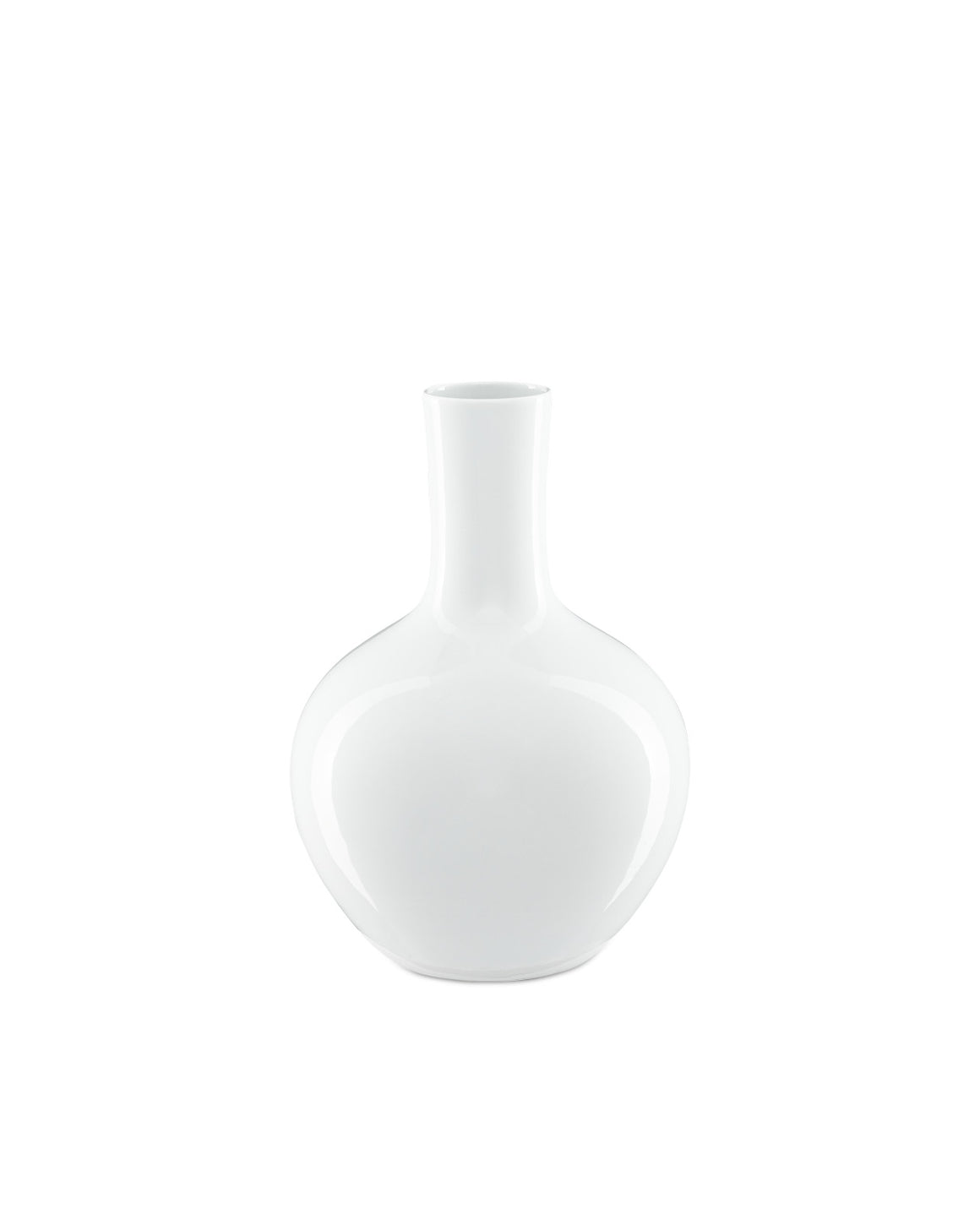 Imperial Small Gourd White Vase