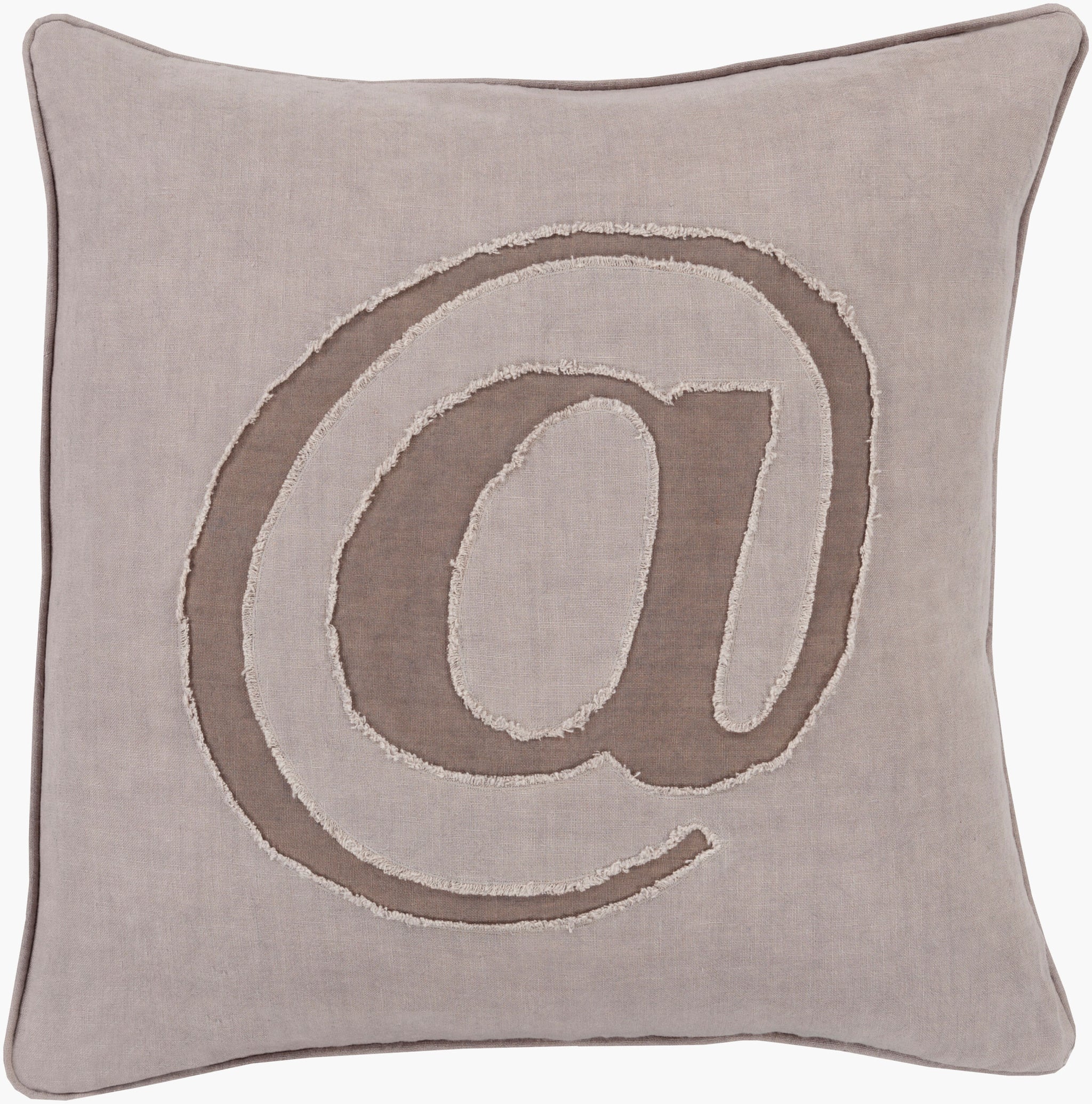 Surya Linen Text LX-003 Accent Pillow